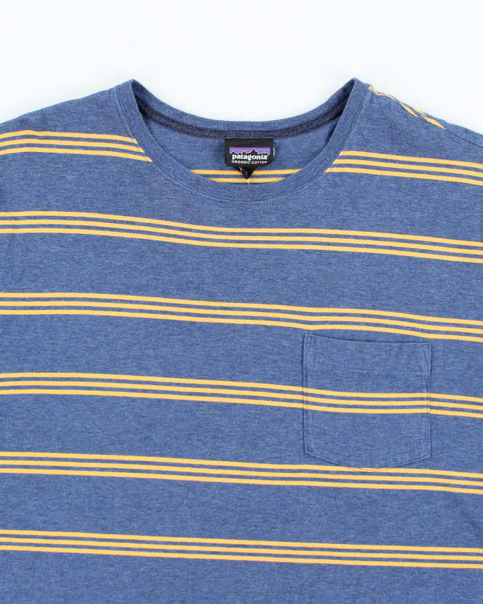 Vintage 00s Patagonia Striped T-Shirt - M