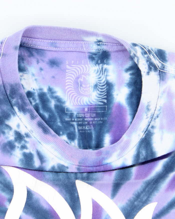 Vintage 00s Spitfire Tie-Dye T-Shirt - M
