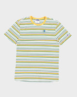 Vintage Champion Striped T-Shirt - S