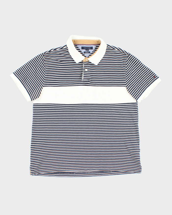 Vintage Tommy Hilfiger Striped Polo Shirt - XL