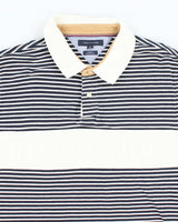 Vintage Tommy Hilfiger Striped Polo Shirt - XL