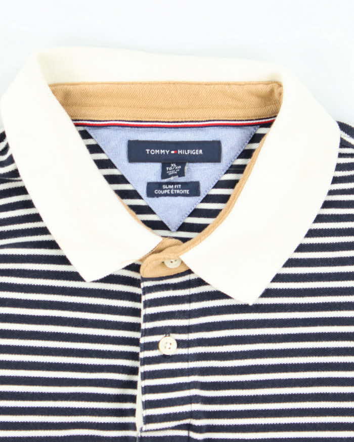 Vintage Tommy Hilfiger Striped Polo Shirt - XL