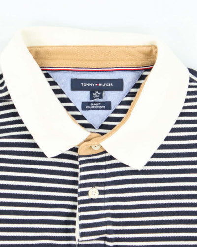 Vintage Tommy Hilfiger Striped Polo Shirt - XL