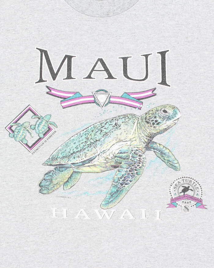 Vintage 90s Maui Hawaii Single Stitch Graphic T-Shirt - L