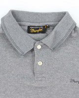 Vintage Wrangler Grey Polo Shirt - M