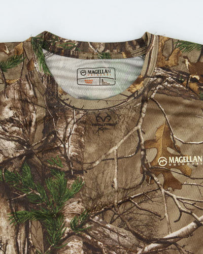 Vintage 00s Magellan Realtree Camouflage T-shirt - L