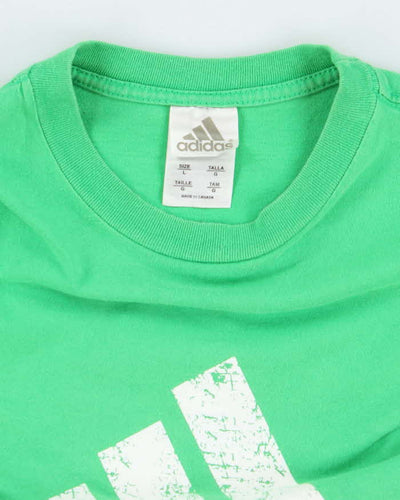 Vintage Adidas Green T-shirt - L