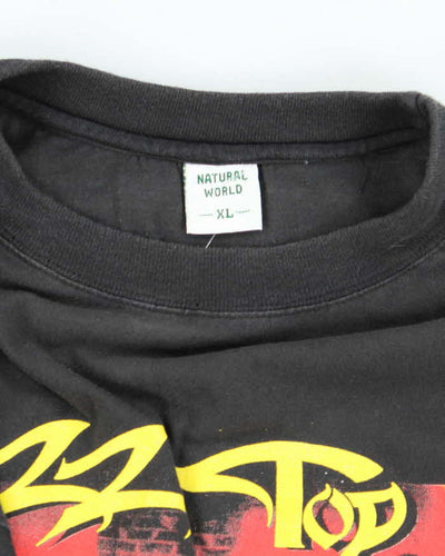 Vintage 2000's ZZ Top Band Graphic T-Shirt - XL