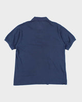 Vintage 2000's Blue Lacoste Small Crocodile Polo Shirt - M