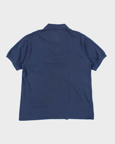 Vintage 2000's Blue Lacoste Small Crocodile Polo Shirt - M