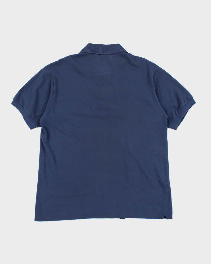 Vintage 2000's Blue Lacoste Small Crocodile Polo Shirt - M