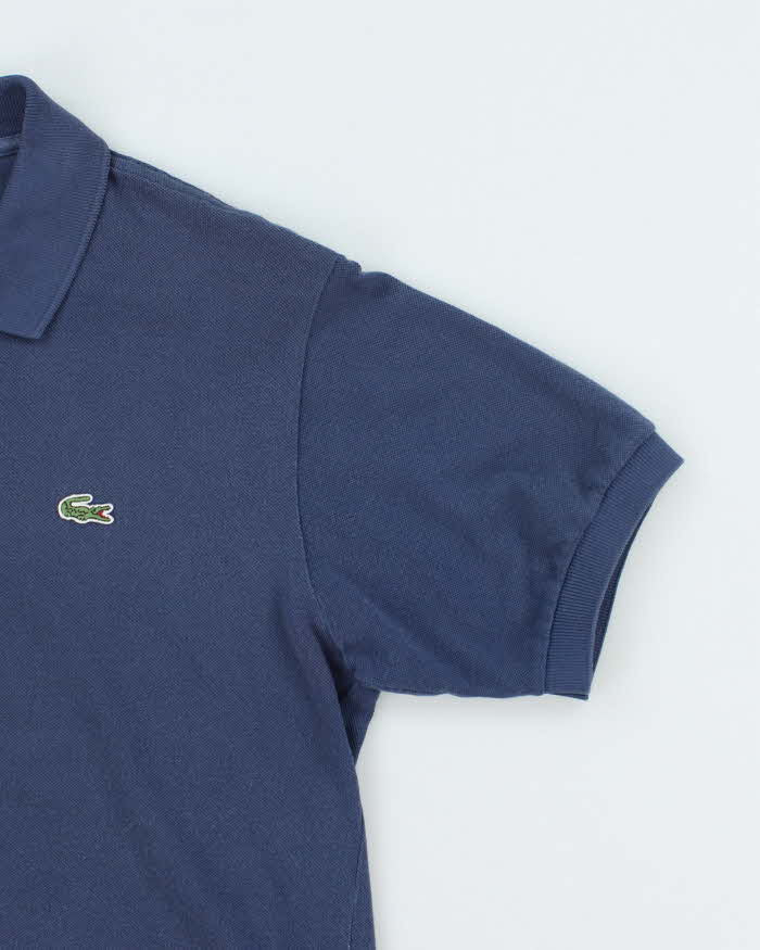 Vintage 2000's Blue Lacoste Small Crocodile Polo Shirt - M