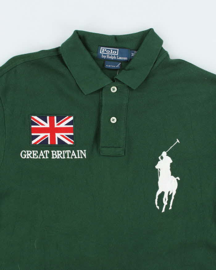 Vintage 2000's Ralph Lauren Union Jack Polo Shirt - M – Rokit