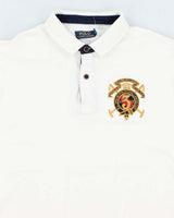 Vintage 2000's Ralph Lauren Embroidered Badge Polo Shirt - XXL