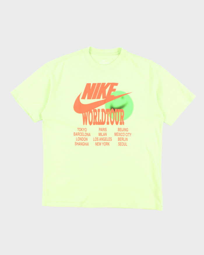 Vintage 2000's Nike Bubble Print Tour T-Shirt - M