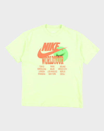 Vintage 2000's Nike Bubble Print Tour T-Shirt - M