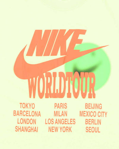 Vintage 2000's Nike Bubble Print Tour T-Shirt - M