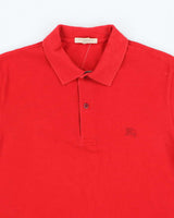 Vintage 2000's Burberry Brit Small Embroidered Logo Polo Shirt - M