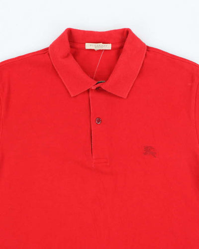 Vintage 2000's Burberry Brit Small Embroidered Logo Polo Shirt - M