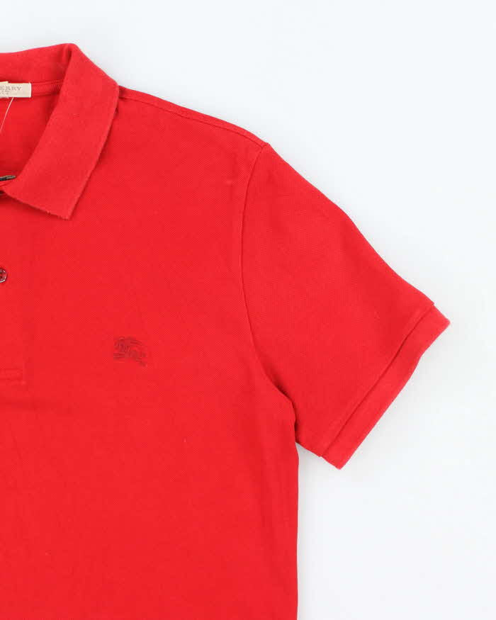 Vintage 2000's Burberry Brit Small Embroidered Logo Polo Shirt - M