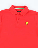 Vintage Y2K Ferrari Small Emblem Polo Shirt - S