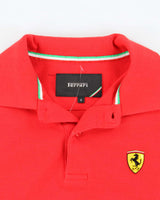 Vintage Y2K Ferrari Small Emblem Polo Shirt - S