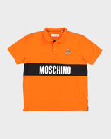 Vintage Y2K Moschino Spell Out Polo Shirt - L