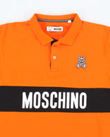 Vintage Y2K Moschino Spell Out Polo Shirt - L