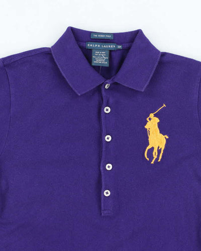 Vintage 2000's Women's Ralph Lauren Big Horse Polo Shirt - S