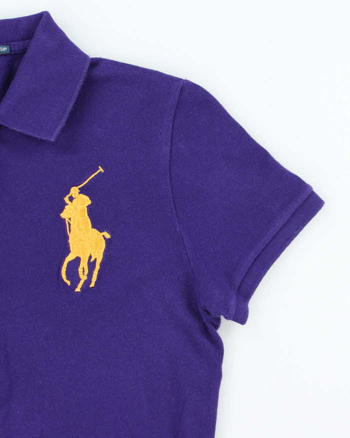 Vintage 2000's Women's Ralph Lauren Big Horse Polo Shirt - S