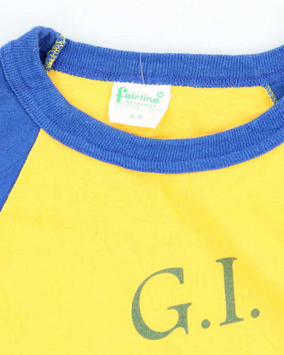 Vintage 1970's G.I. Seamen Baseball Long-sleeved T-Shirt - S