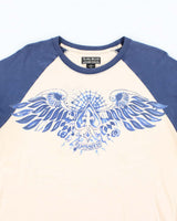 Vintage Y2K Lucky Brand Tattoo Inspired Graphic Long Sleeve T-Shirt - L