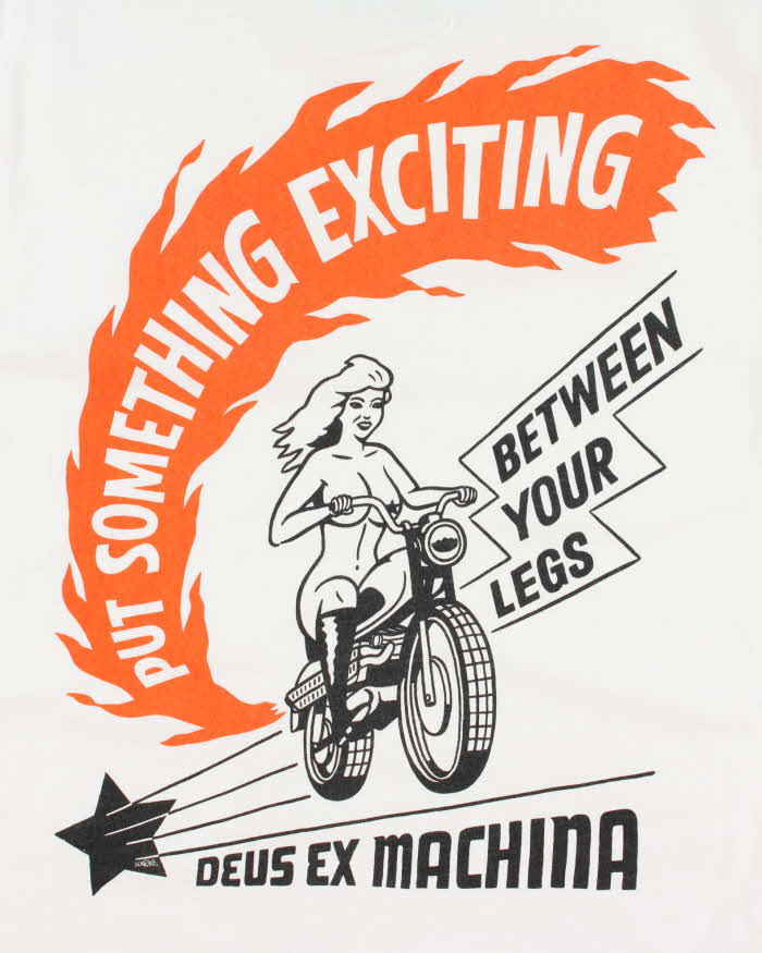 Deus Ex Machina Graphic Biker T-Shirt - L