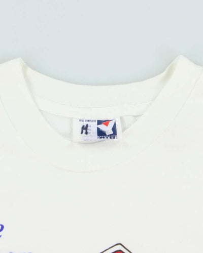 Vintage 90's Single Stitch Blue Ribbon County Fair Graphic T-Shirt - XL
