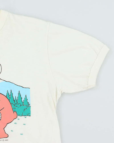 Vintage 80's Comedy Bear Graphic T-Shirt - L