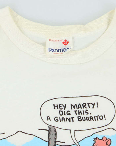 Vintage 80's Comedy Bear Graphic T-Shirt - L