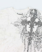 Vintage Y2K Gothic Print Long-sleeved T-Shirt - XL