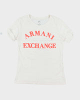 Vintage 2000's Armani Exchange Spell Out Graphic T-Shirt - M