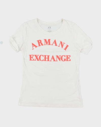 Vintage 2000's Armani Exchange Spell Out Graphic T-Shirt - M