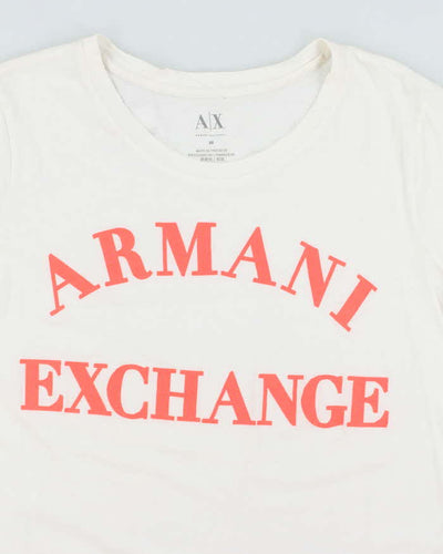 Vintage 2000's Armani Exchange Spell Out Graphic T-Shirt - M