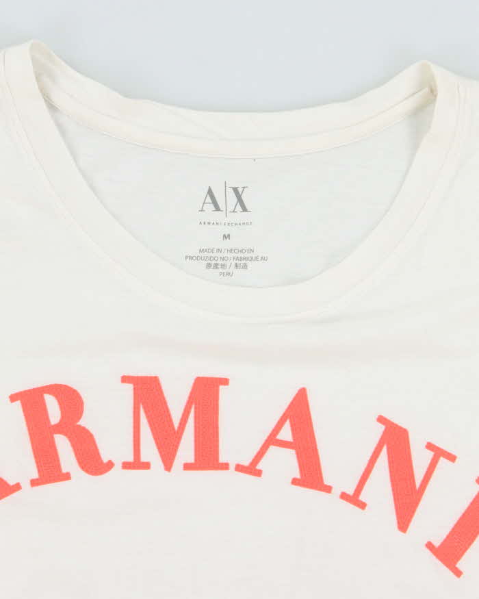 Vintage 2000's Armani Exchange Spell Out Graphic T-Shirt - M