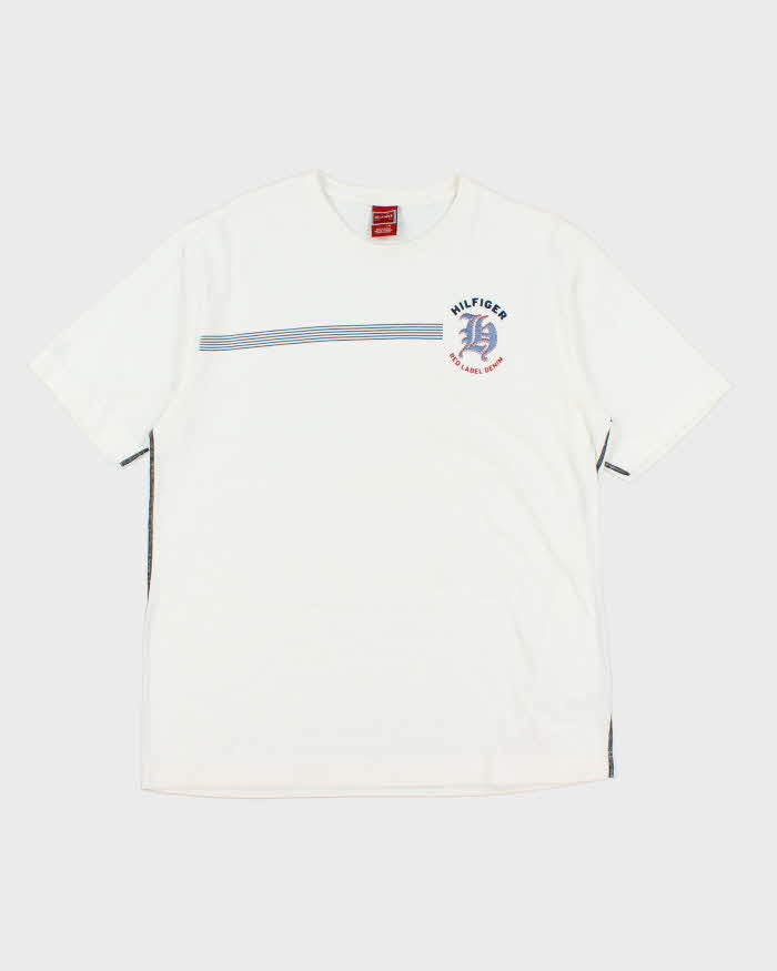 Vintage Y2K Tommy Hilfiger Red Label Heavyweight T-Shirt - L