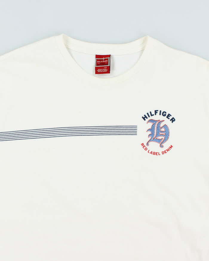 Vintage Y2K Tommy Hilfiger Red Label Heavyweight T-Shirt - L