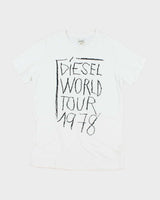 Vintage Y2K Diesel World Tour Graphic T-Shirt - M