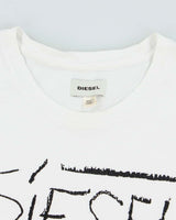 Vintage Y2K Diesel World Tour Graphic T-Shirt - M