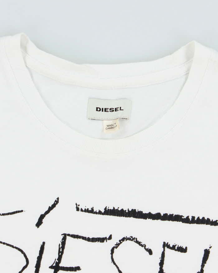 Vintage Y2K Diesel World Tour Graphic T-Shirt - M