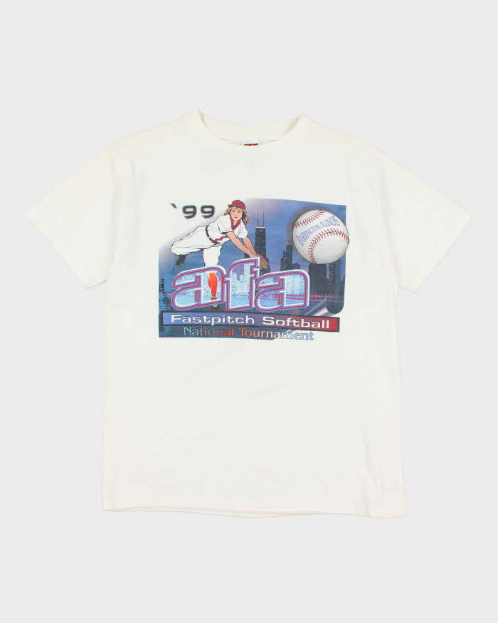 Vintage 90's AFA Softball Graphic T-Shirt - L
