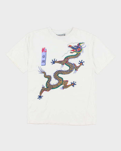 Vintage 90's Dragon Big Graphic T-Shirt - L
