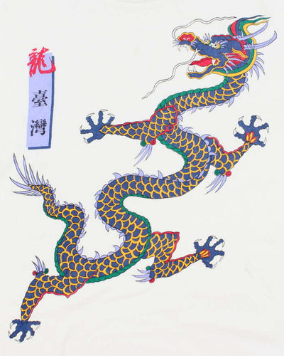 Vintage 90's Dragon Big Graphic T-Shirt - L