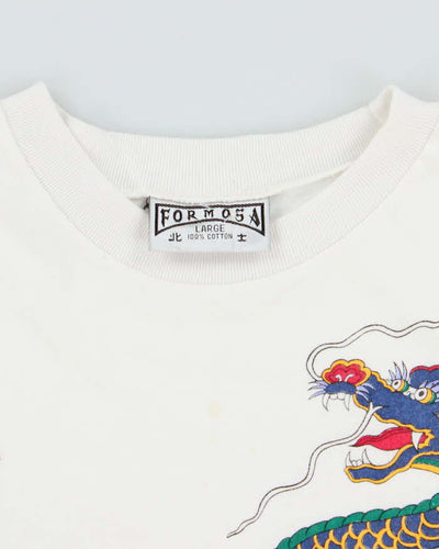 Vintage 90's Dragon Big Graphic T-Shirt - L